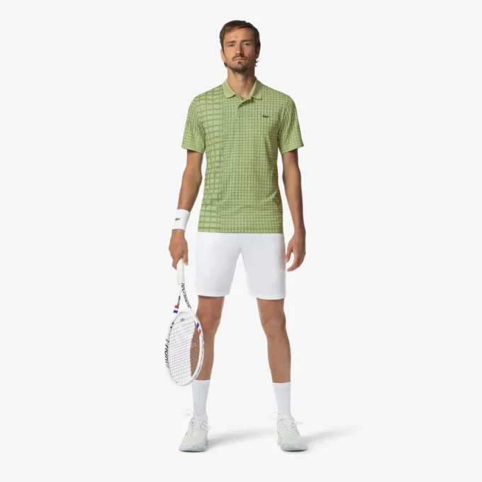 Lacoste Tennis X Daniil Medvedev-pikétröja för herr Lacoste Tennis X Daniil Medvedev-pikétröja för herr