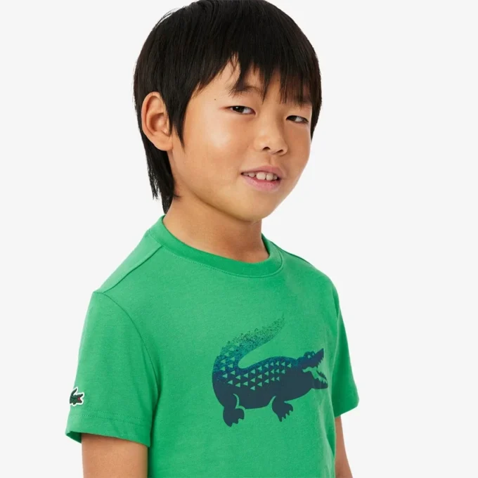 Lacoste X Daniil Medvedev Ultra Dry T-shirt för barn Lacoste X Daniil Medvedev Ultra Dry T-shirt för barn