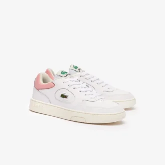 Lineset lädersneakers för dam