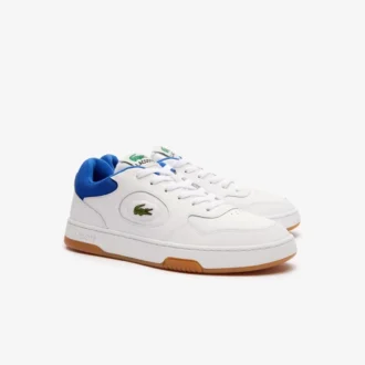 Lineset lädersneakers för herr