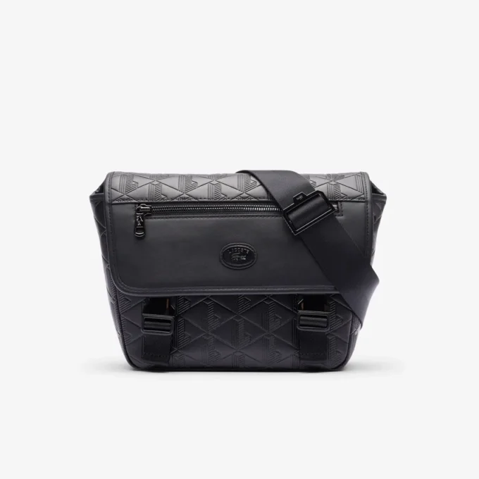 Liten messenger-väska med monogram