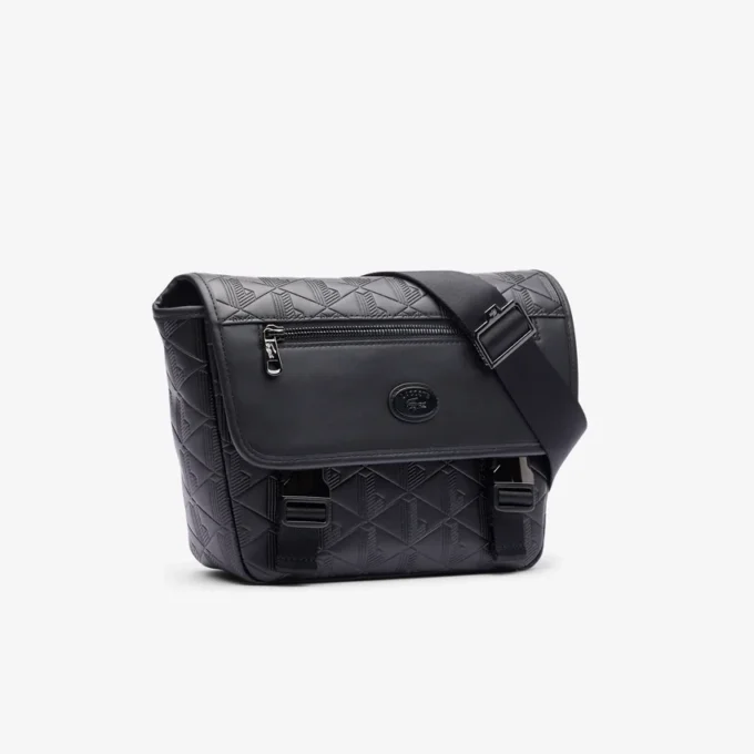 Liten messenger-väska med monogram