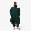 Lång oversized dunjacka för dam