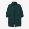 Lång oversized dunjacka för dam