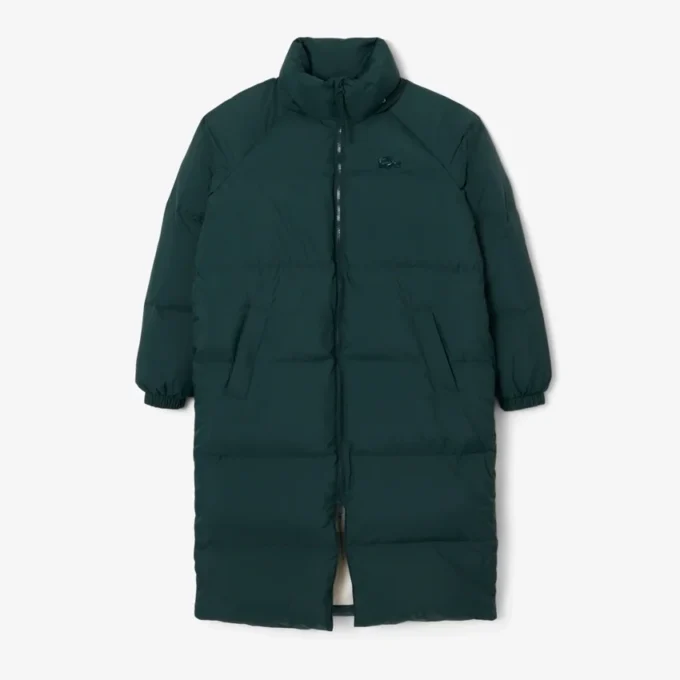 Lång oversized dunjacka för dam
