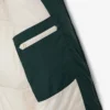 Lång oversized dunjacka för dam