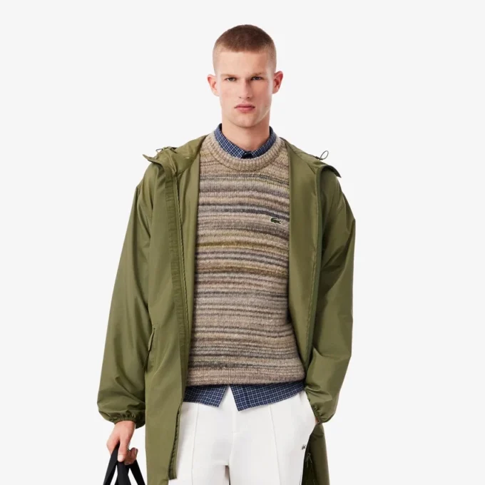 Lång vattenavvisande parkas för herr Lång vattenavvisande parkas för herr