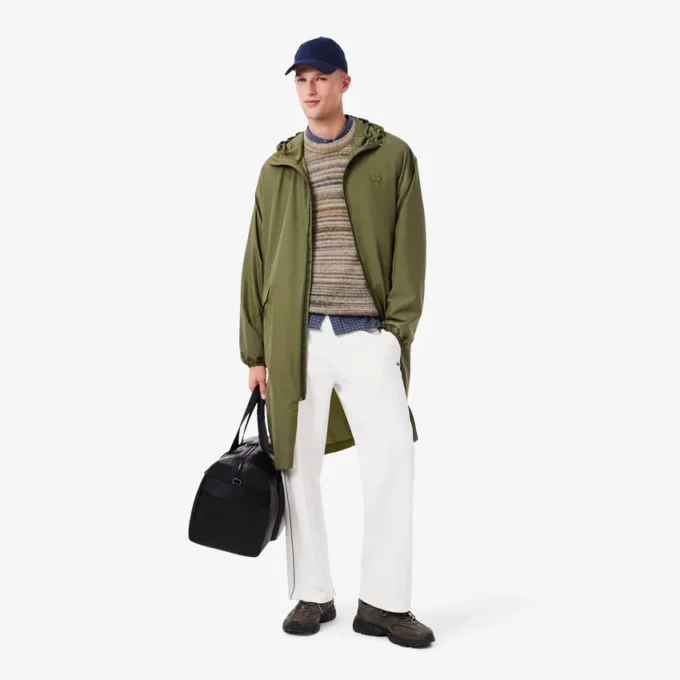 Lång vattenavvisande parkas för herr Lång vattenavvisande parkas för herr