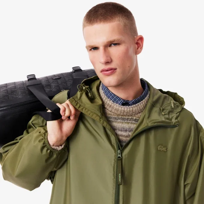 Lång vattenavvisande parkas för herr Lång vattenavvisande parkas för herr