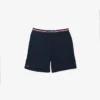 Långa boxerkalsonger för män med randig midja Långa boxerkalsonger för män med randig midja