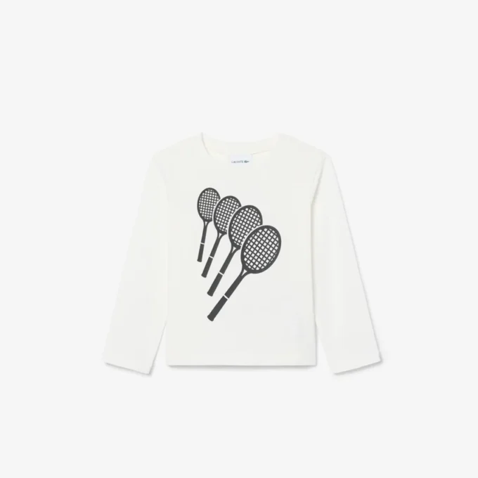 Långärmad bomullst-shirt Långärmad bomullst-shirt