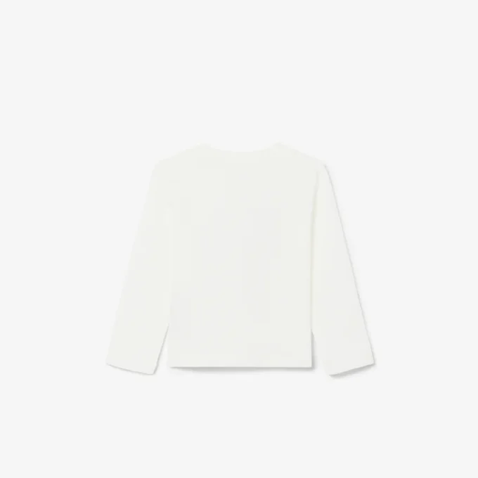 Långärmad bomullst-shirt Långärmad bomullst-shirt