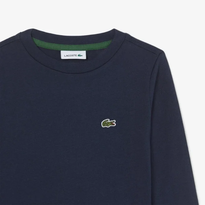 Långärmad bomullst-shirt för barn
