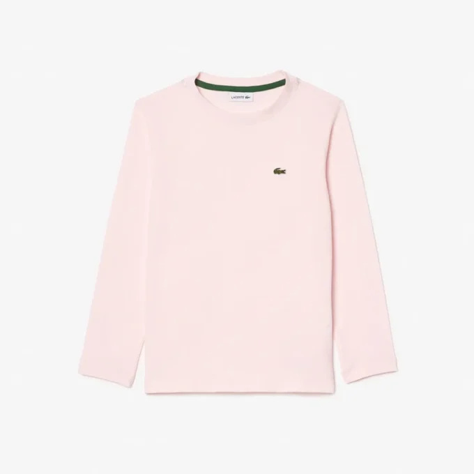 Långärmad bomullst-shirt för barn