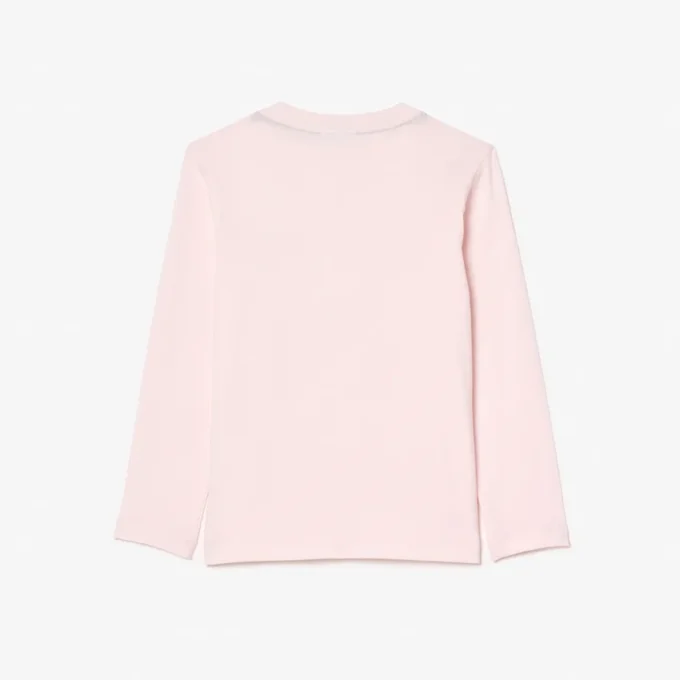 Långärmad bomullst-shirt för barn