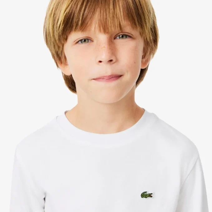Långärmad bomullst-shirt för barn Långärmad bomullst-shirt för barn