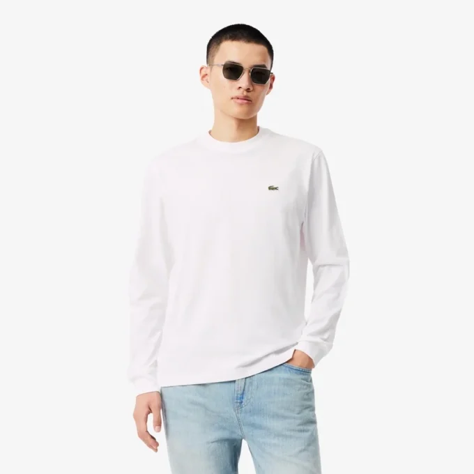 Långärmad bomullst-shirt för herr Långärmad bomullst-shirt för herr
