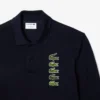 Långärmad Original L.12.12-pikétröja med flera emblem för herr Långärmad Original L.12.12-pikétröja med flera emblem för herr