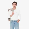 Långärmad Pima-bomullst-shirt för män Långärmad Pima-bomullst-shirt för män