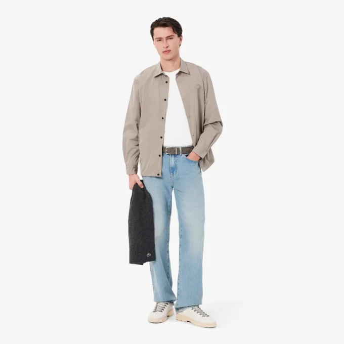 Långärmad Pima-bomullst-shirt för män Långärmad Pima-bomullst-shirt för män
