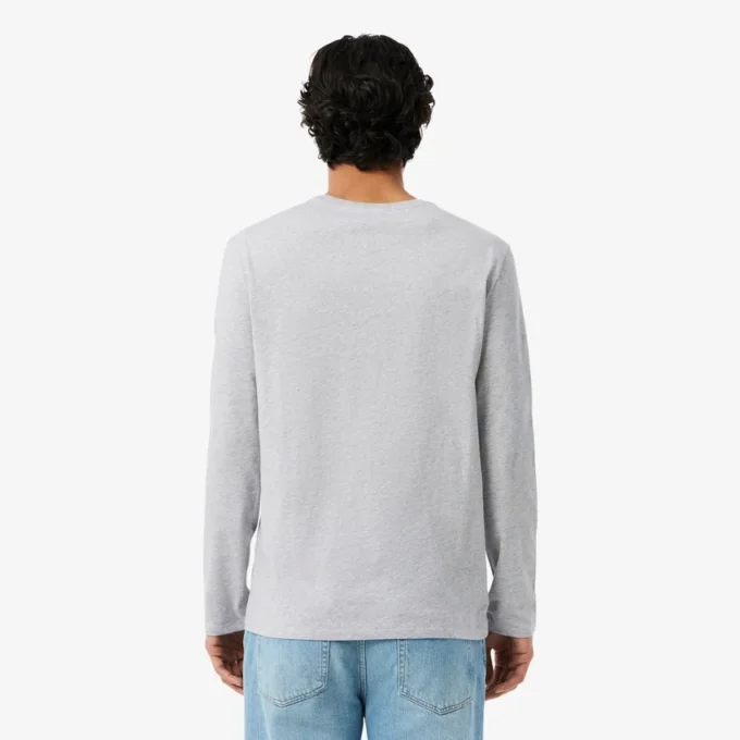 Långärmad Pima-bomullst-shirt för män Långärmad Pima-bomullst-shirt för män