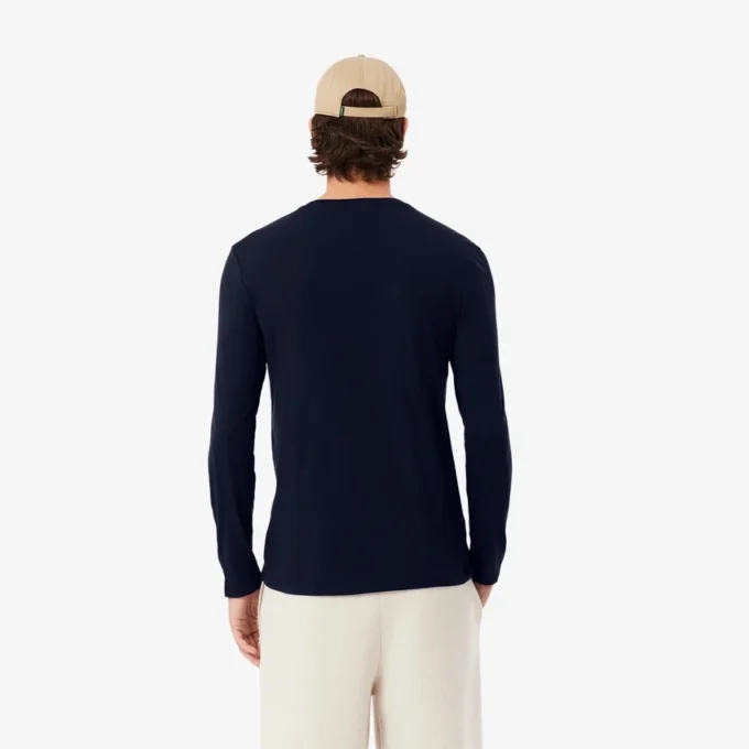 Långärmad Pima-bomullst-shirt för män Långärmad Pima-bomullst-shirt för män