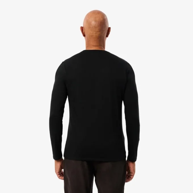 Långärmad Pima-bomullst-shirt för män Långärmad Pima-bomullst-shirt för män