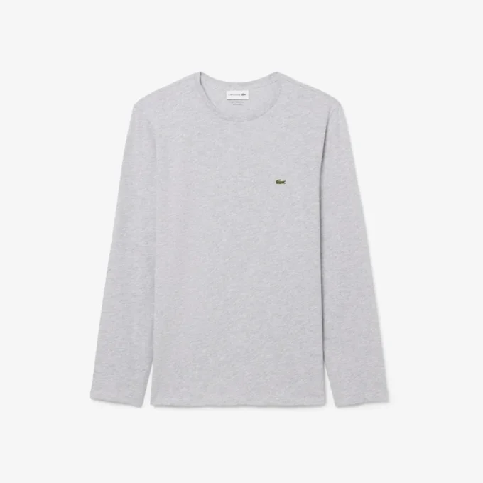 Långärmad Pima-bomullst-shirt för män Långärmad Pima-bomullst-shirt för män
