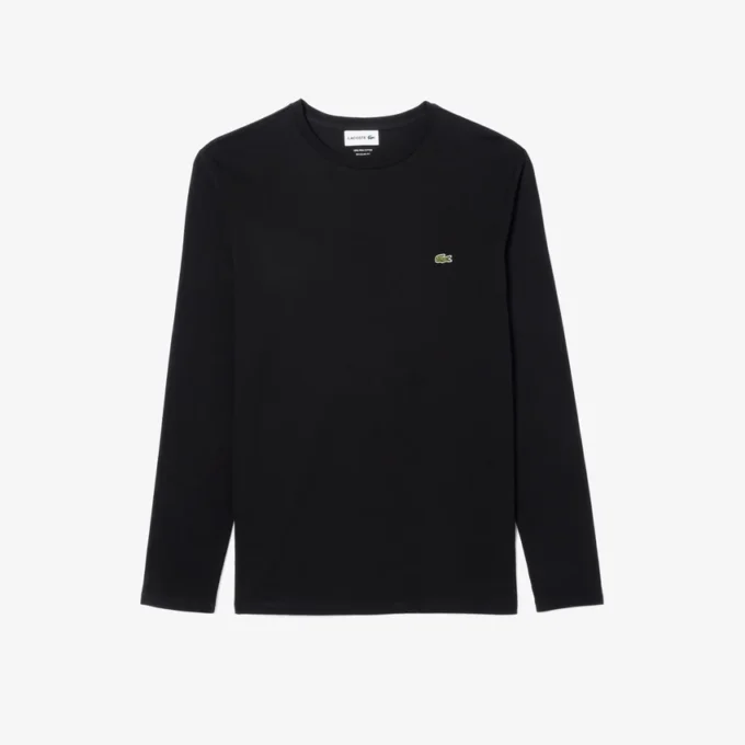 Långärmad Pima-bomullst-shirt för män Långärmad Pima-bomullst-shirt för män