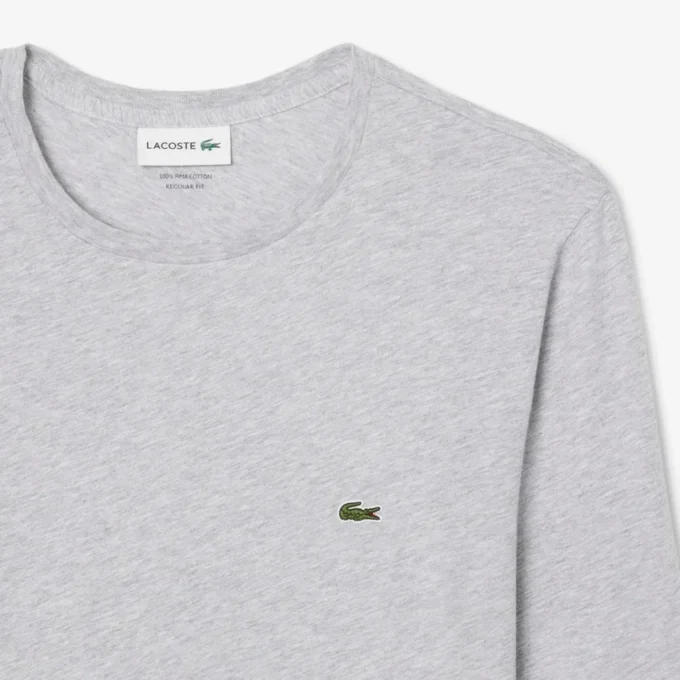 Långärmad Pima-bomullst-shirt för män Långärmad Pima-bomullst-shirt för män