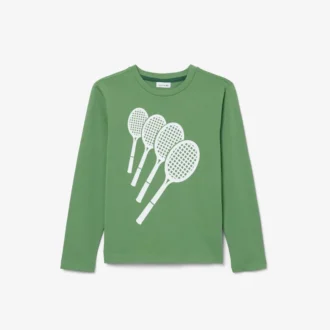 Långärmad T-shirt i bomull