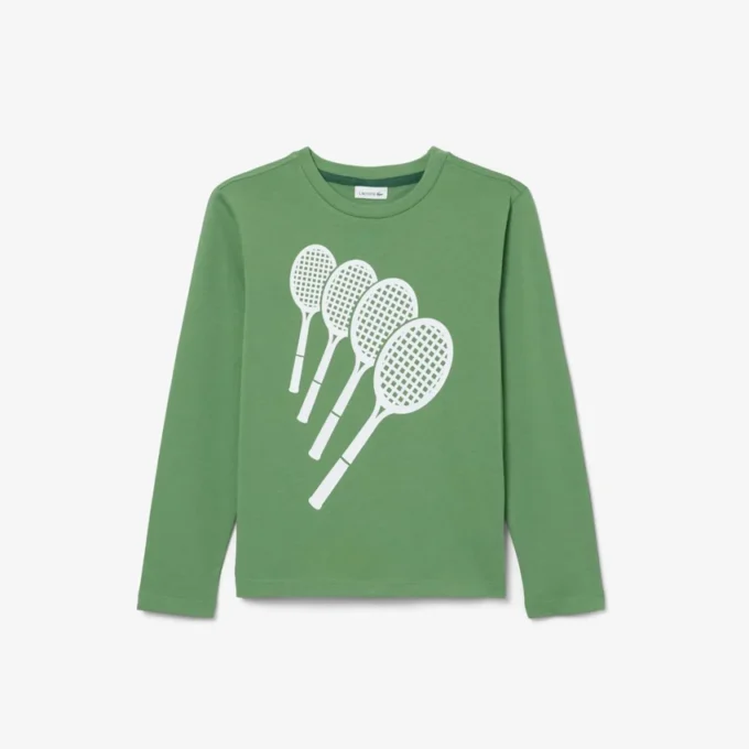 Långärmad T-shirt i bomull