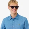 Lätt denimskjorta för män med normal passform