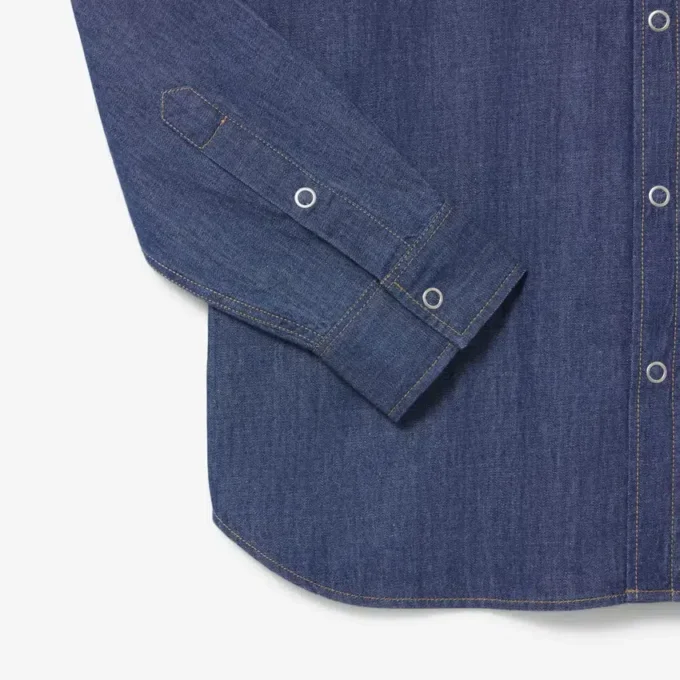 Lätt denimskjorta för män med normal passform Lätt denimskjorta för män med normal passform