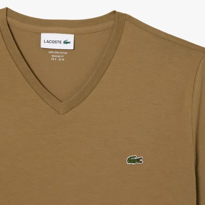 Lätt V-ringad Pima-bomullst-shirt för herr Lätt V-ringad Pima-bomullst-shirt för herr