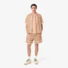 Lätta shorts med monogramtryck för herr