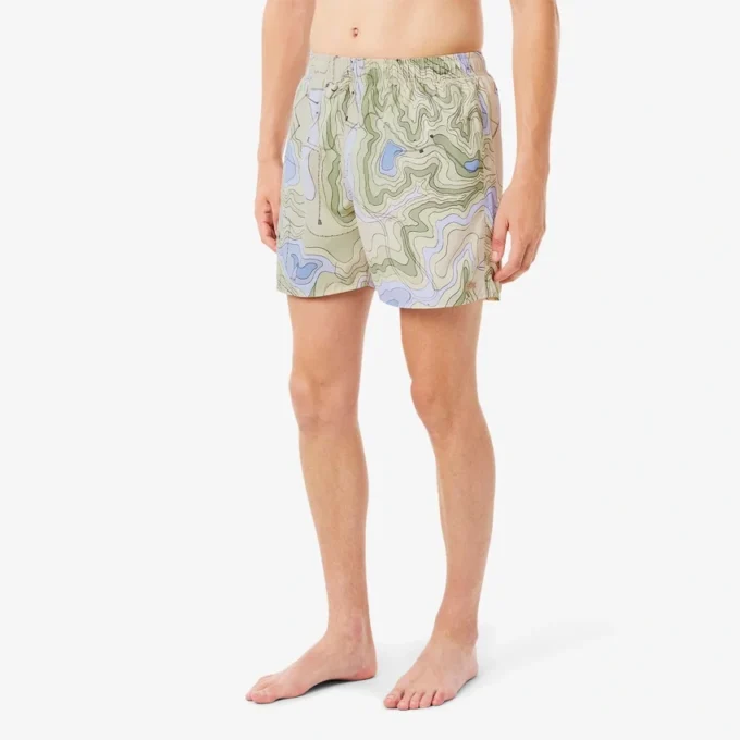 Midslånga boxerkalsonger med tryck för män Midslånga boxerkalsonger med tryck för män