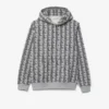 Monogram-fleecehoodie för herr Monogram-fleecehoodie för herr