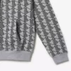 Monogram-fleecehoodie för herr Monogram-fleecehoodie för herr