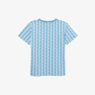 Monogram-T-shirt i bomull