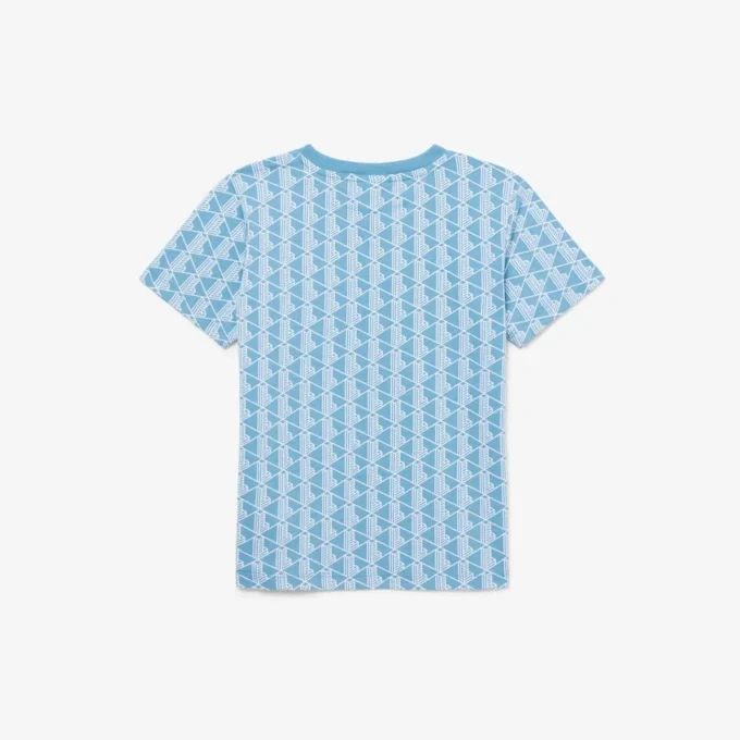 Monogram-T-shirt i bomull Monogram-T-shirt i bomull
