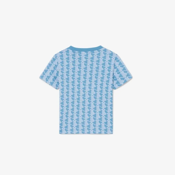 Monogram-T-shirt i bomull Monogram-T-shirt i bomull