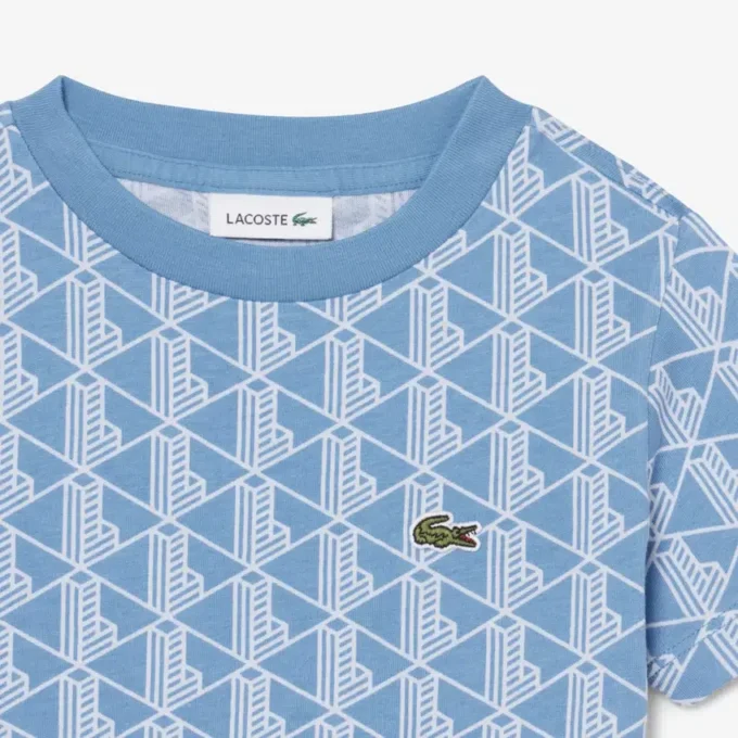 Monogram-T-shirt i bomull Monogram-T-shirt i bomull