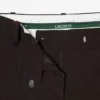 Oversized bermudashorts i plisserad ullblandning