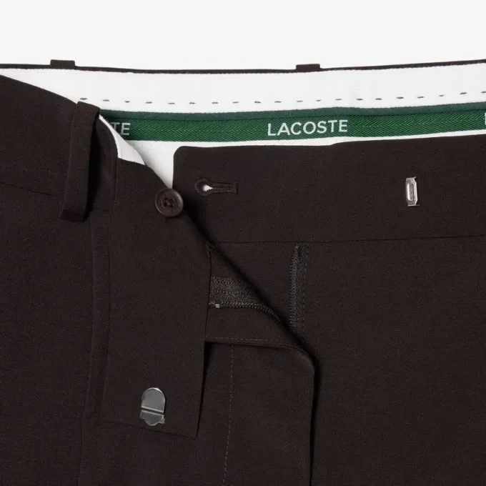 Oversized bermudashorts i plisserad ullblandning