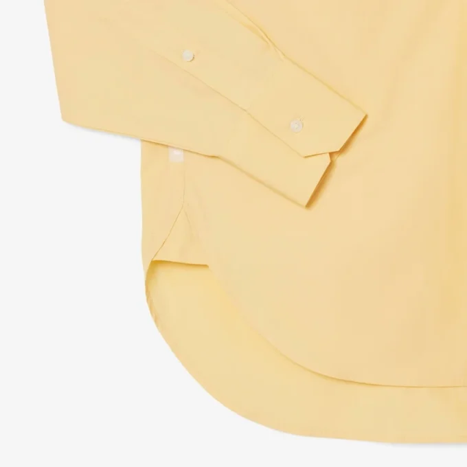 Oversized bomullsskjorta med knappar för dam Oversized bomullsskjorta med knappar för dam