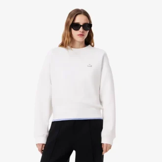 Oversized bomullssweatshirt för dam