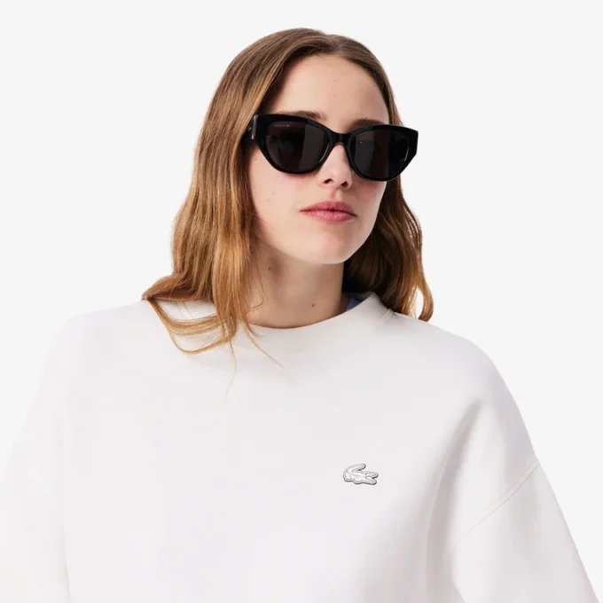 Oversized bomullssweatshirt för dam