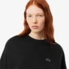 Oversized bomullssweatshirt för dam