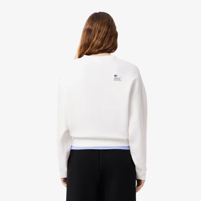 Oversized bomullssweatshirt för dam